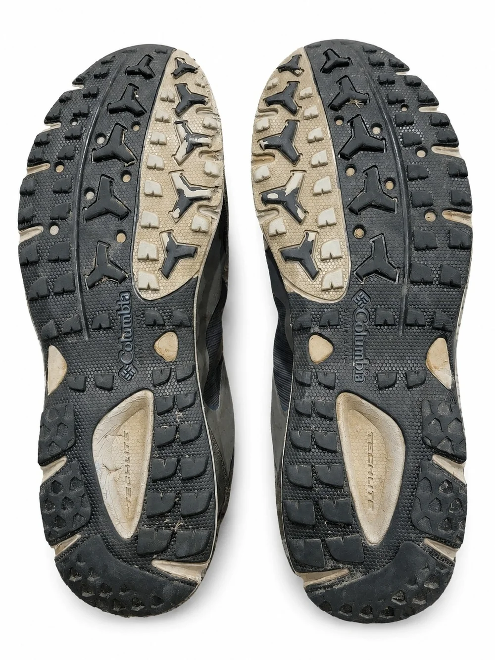 Columbia Grey/Blue Techlite Trail Hiking Shoes